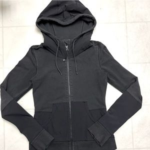 Lululemon Scuba Style Black Hoodie